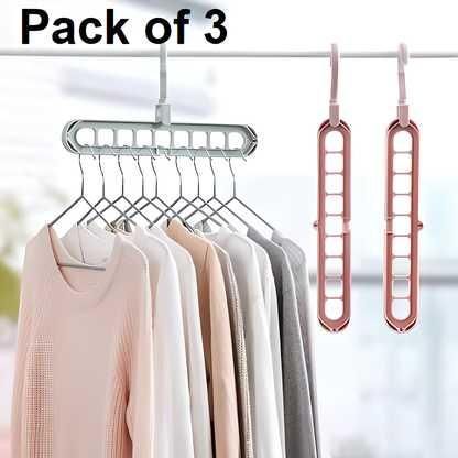 adjustable & space saving multipurpose hanger