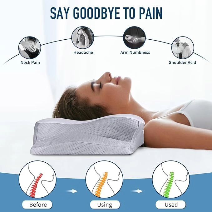 contour memory foam pillow